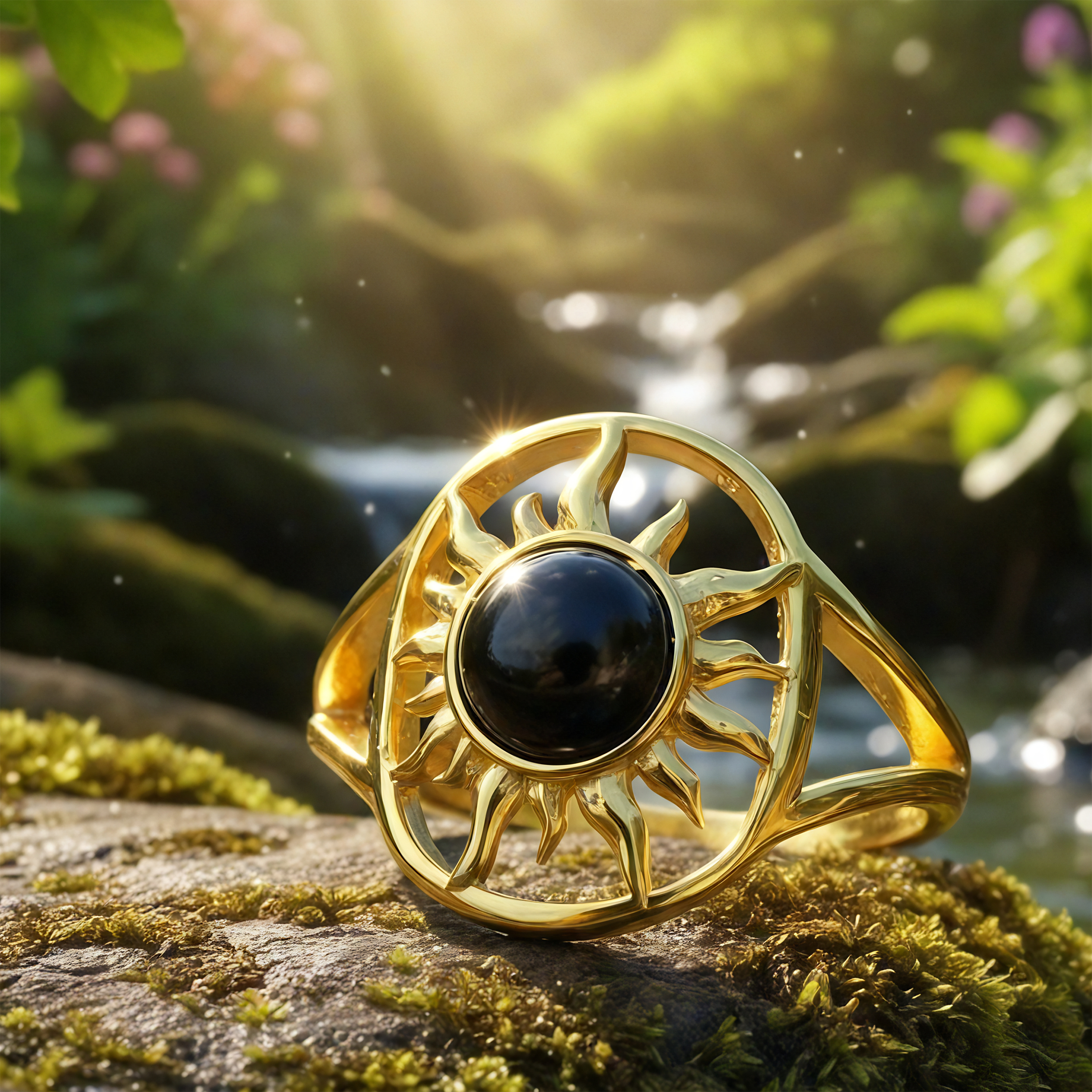 Sun Ring - Onyx