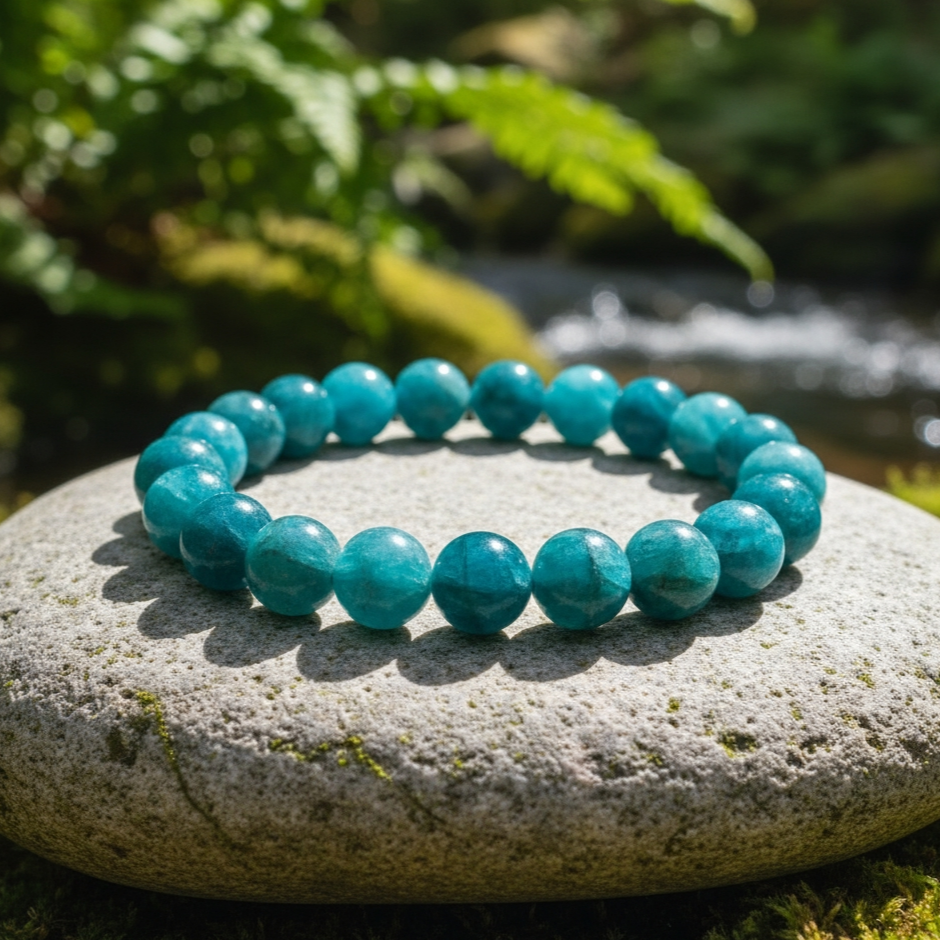 Apatite Mala Bracelet
