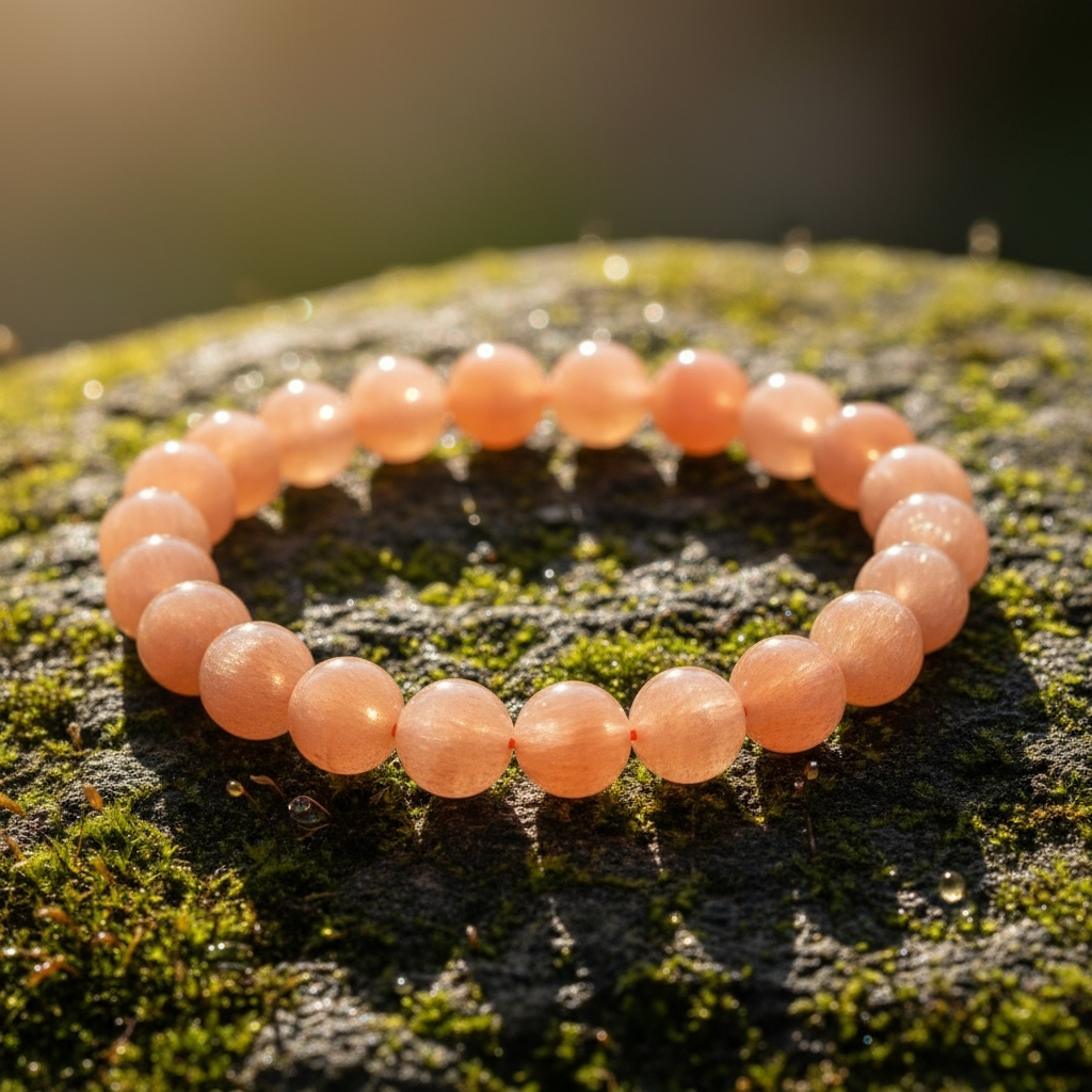 Golden Sunstone Mala Bracelet