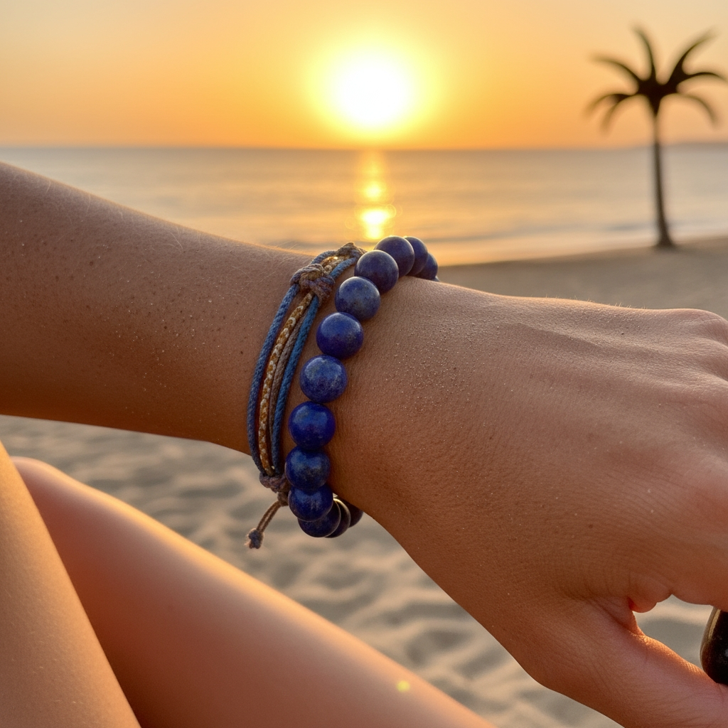 Lapis Lazuli Mala Bracelet
