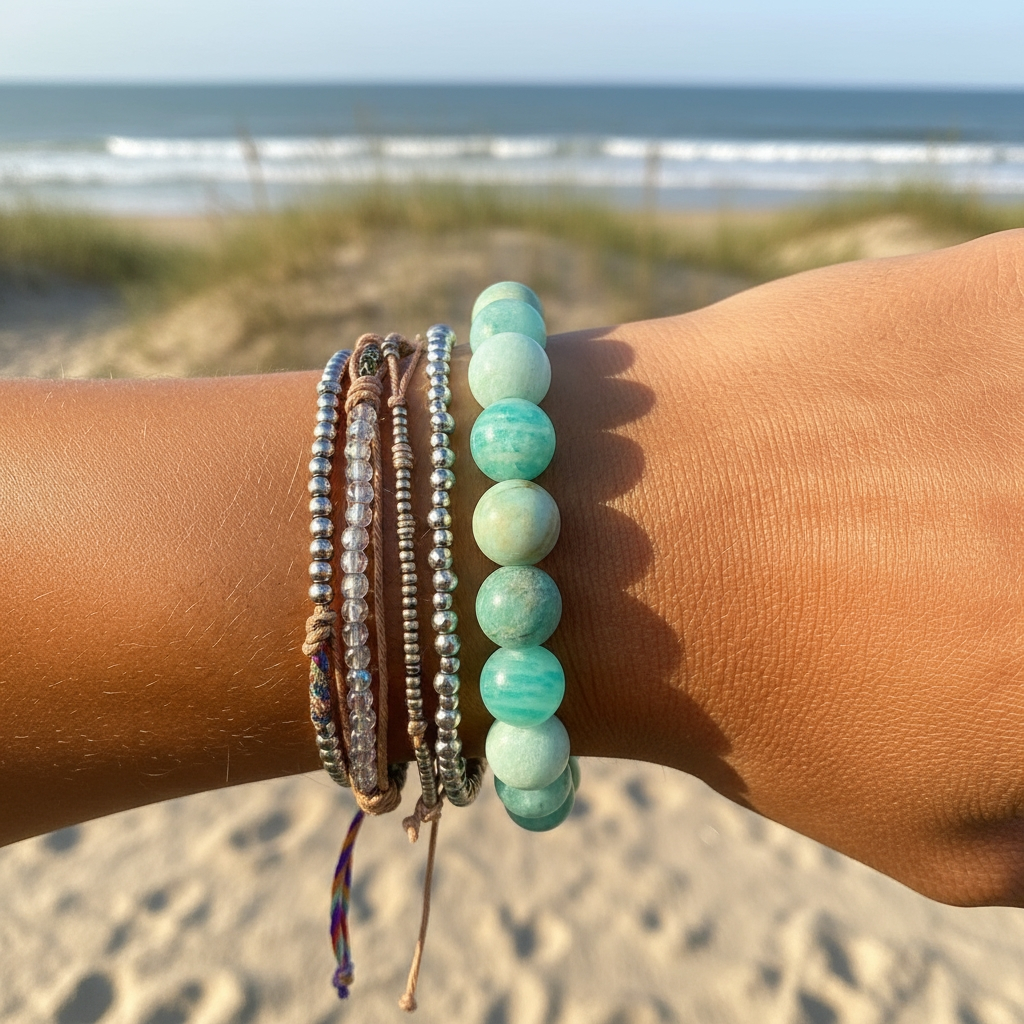 Amazonite Mala Bracelet