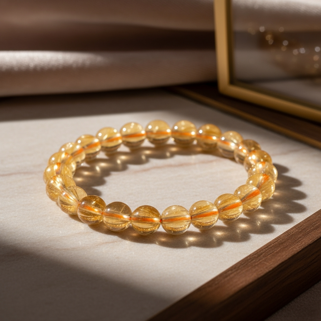 Brazilian Citrine Mala Bracelet