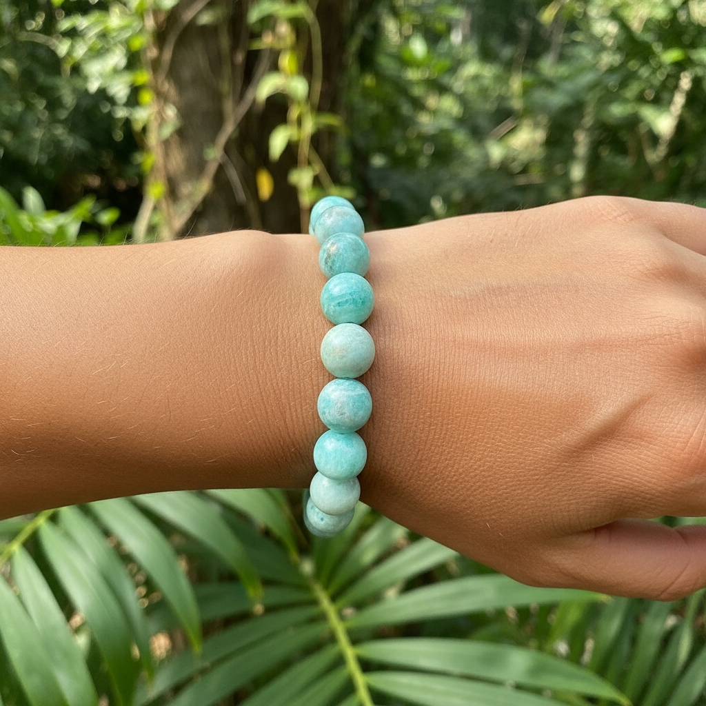 Amazonite Mala Bracelet