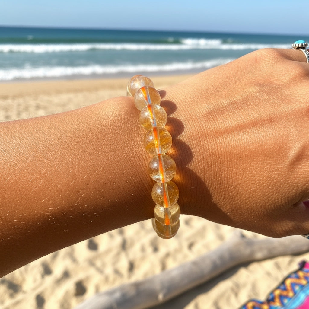 Brazilian Citrine Mala Bracelet