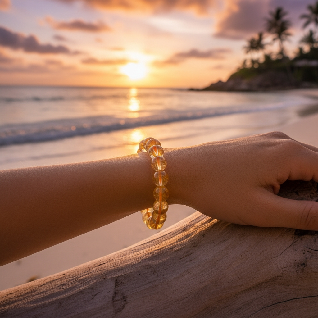 Brazilian Citrine Mala Bracelet