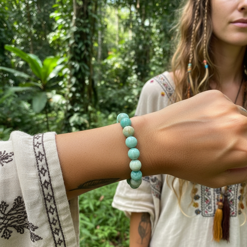 Amazonite Mala Bracelet