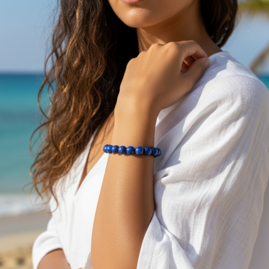 Lapis Lazuli Mala Bracelet