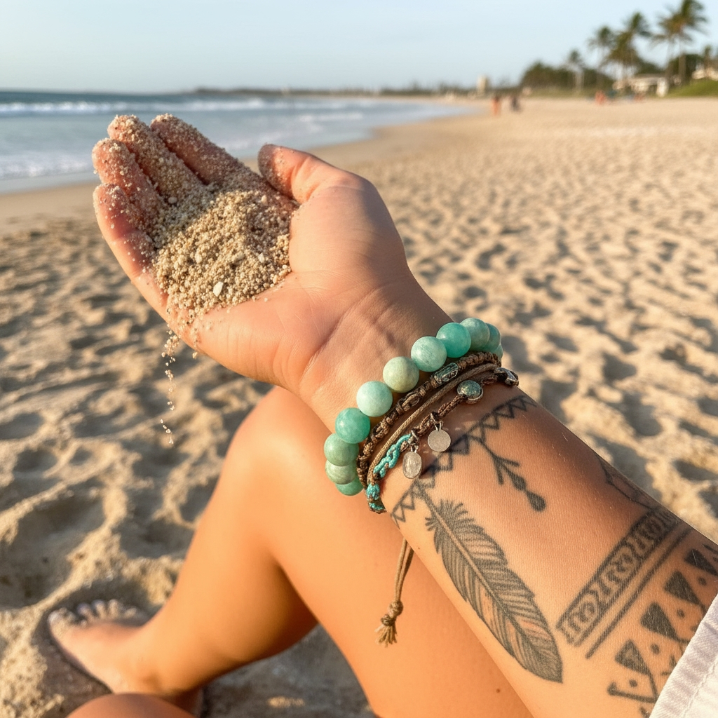 Amazonite Mala Bracelet