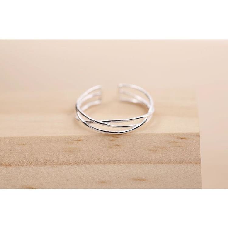 925 Silver Elf Crown Adjustable Fairytale Ring