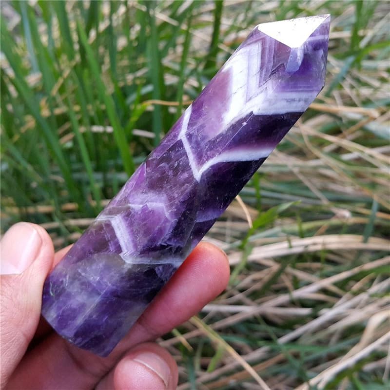 Dream Amethyst Crystal Point Wand
