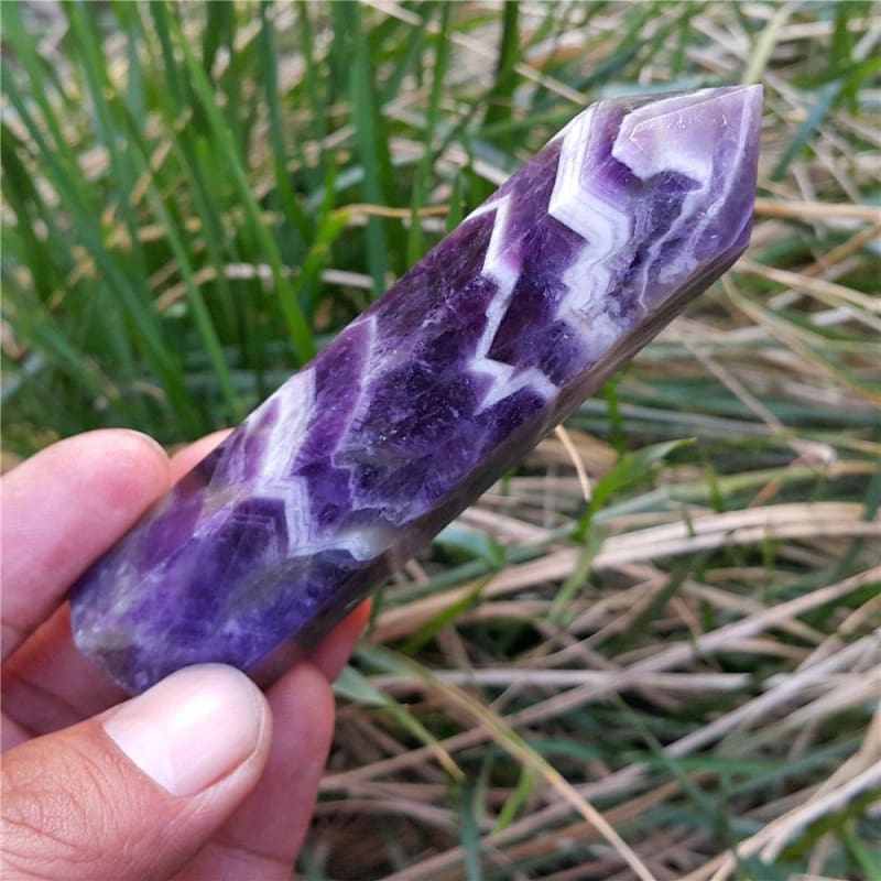 Dream Amethyst Crystal Point Wand