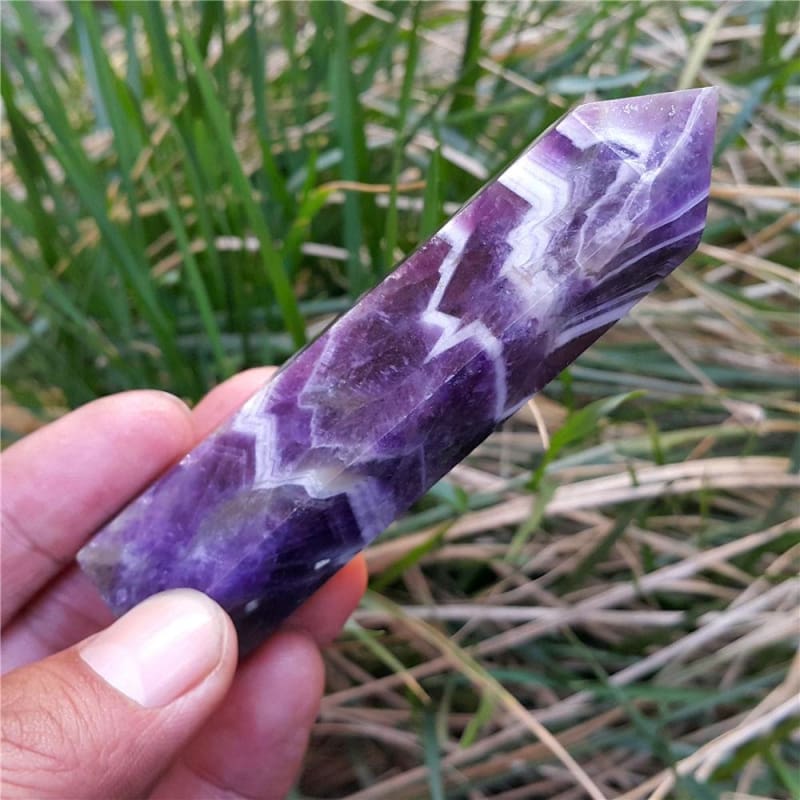 Dream Amethyst Crystal Point Wand