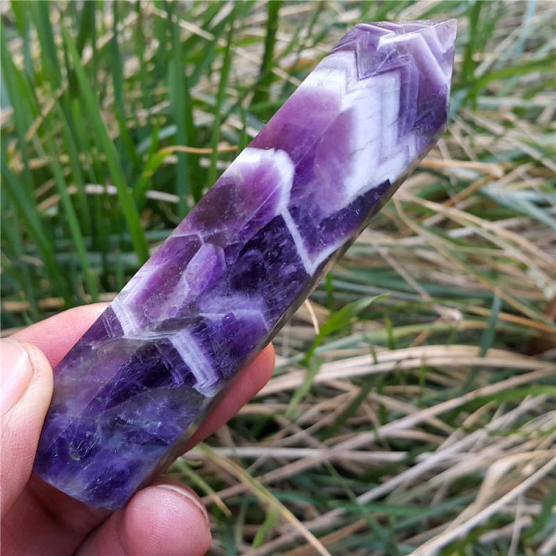 Dream Amethyst Crystal Point Wand