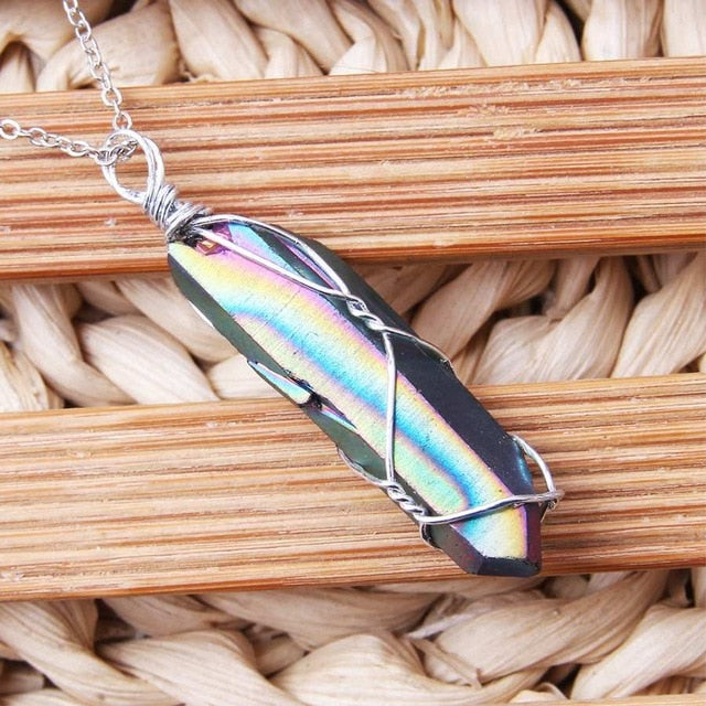 Raw Stone Pendants