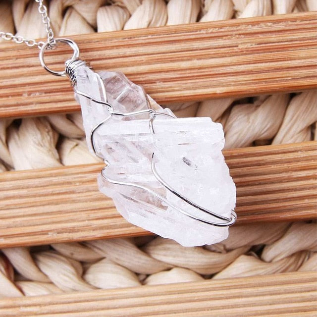 Raw Stone Pendants