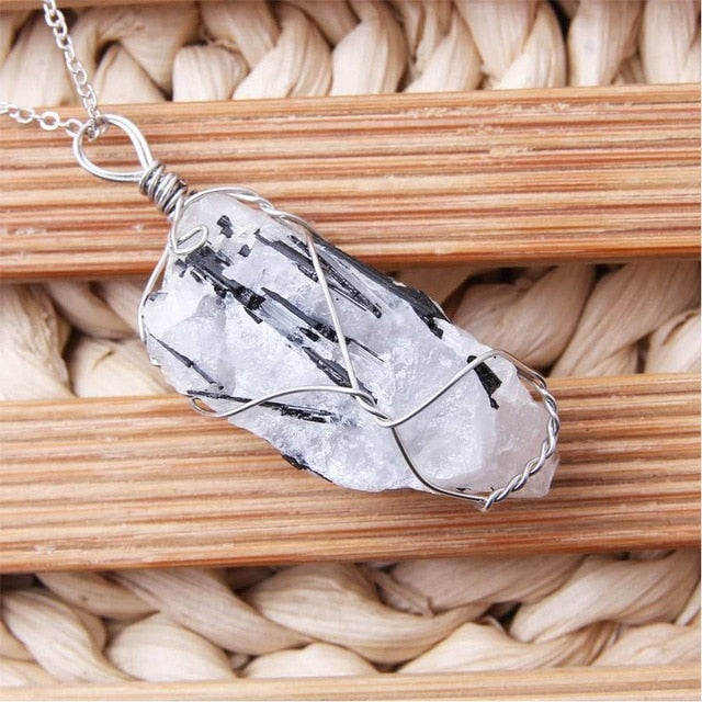 Raw Stone Pendants
