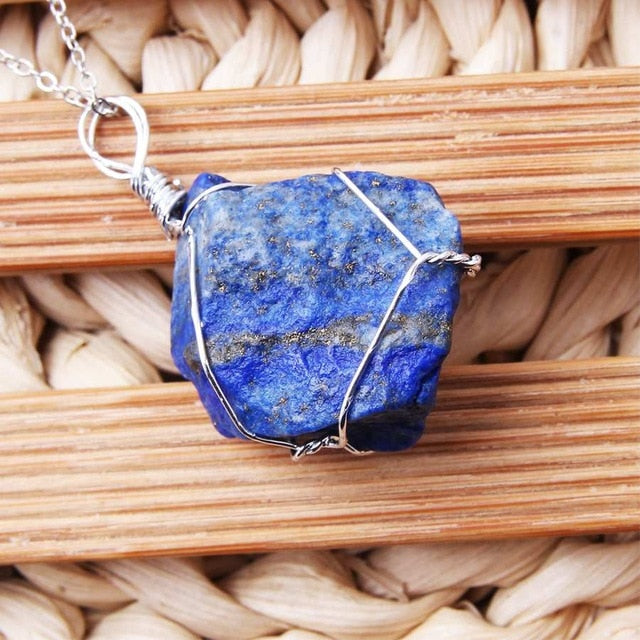 Raw Stone Pendants