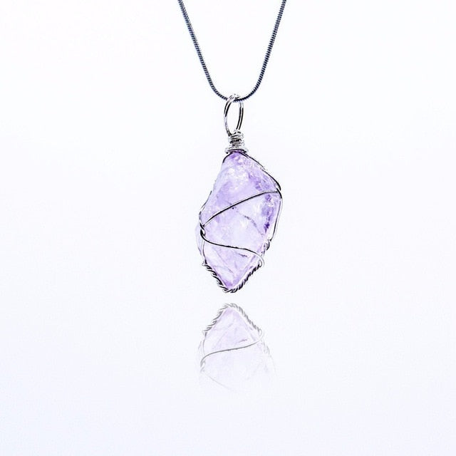 Raw Stone Pendants