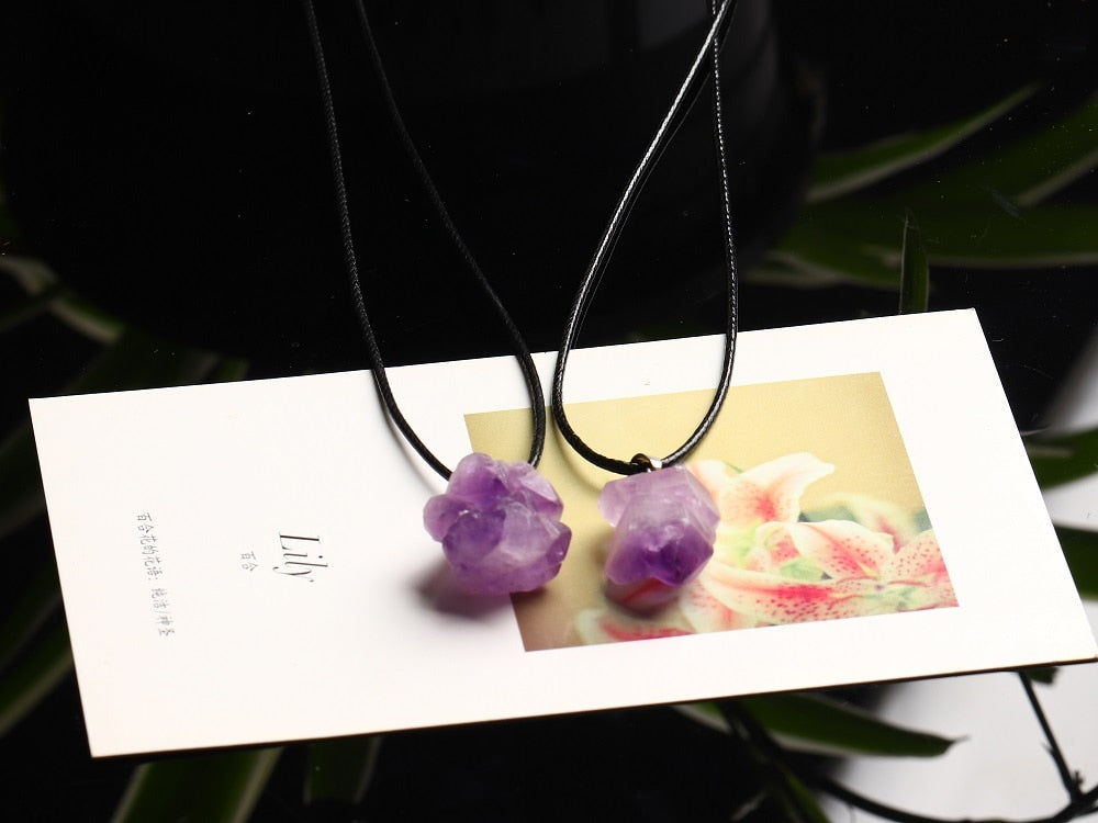 Amethyst Pendant Necklace