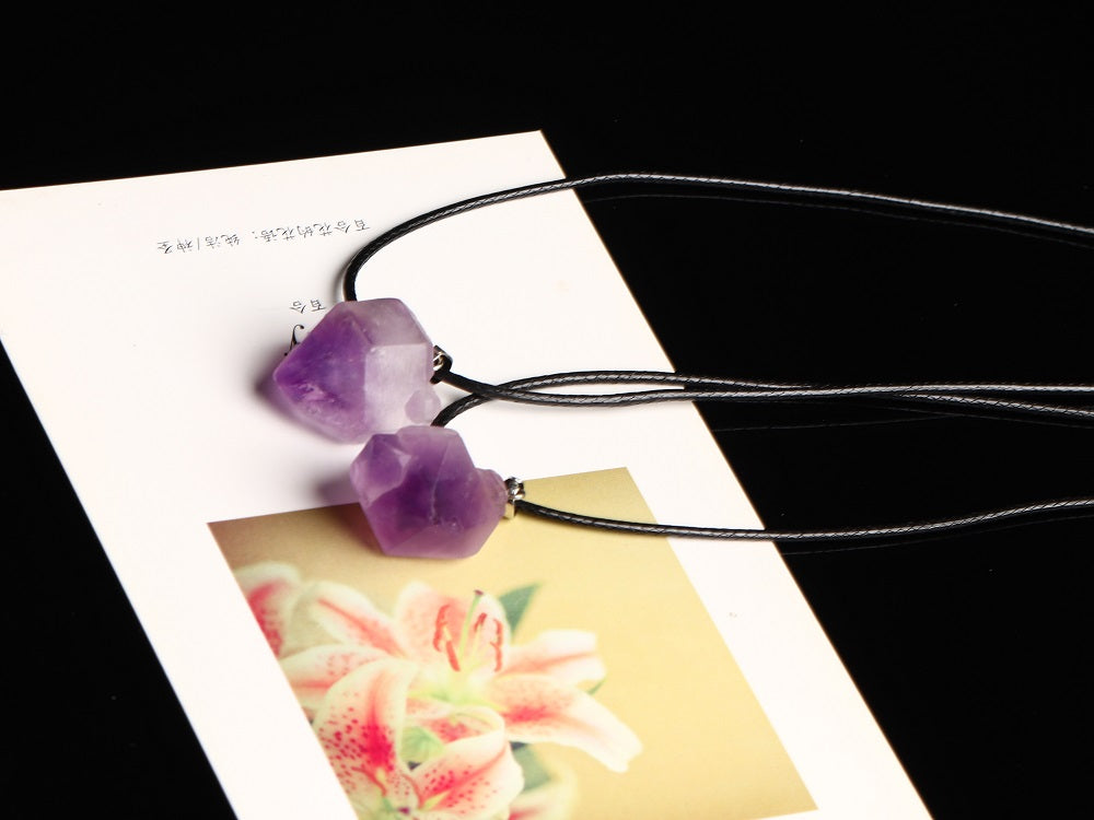 Amethyst Pendant Necklace