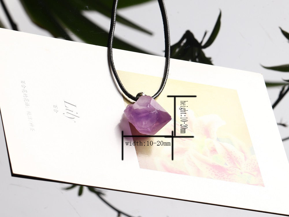 Amethyst Pendant Necklace