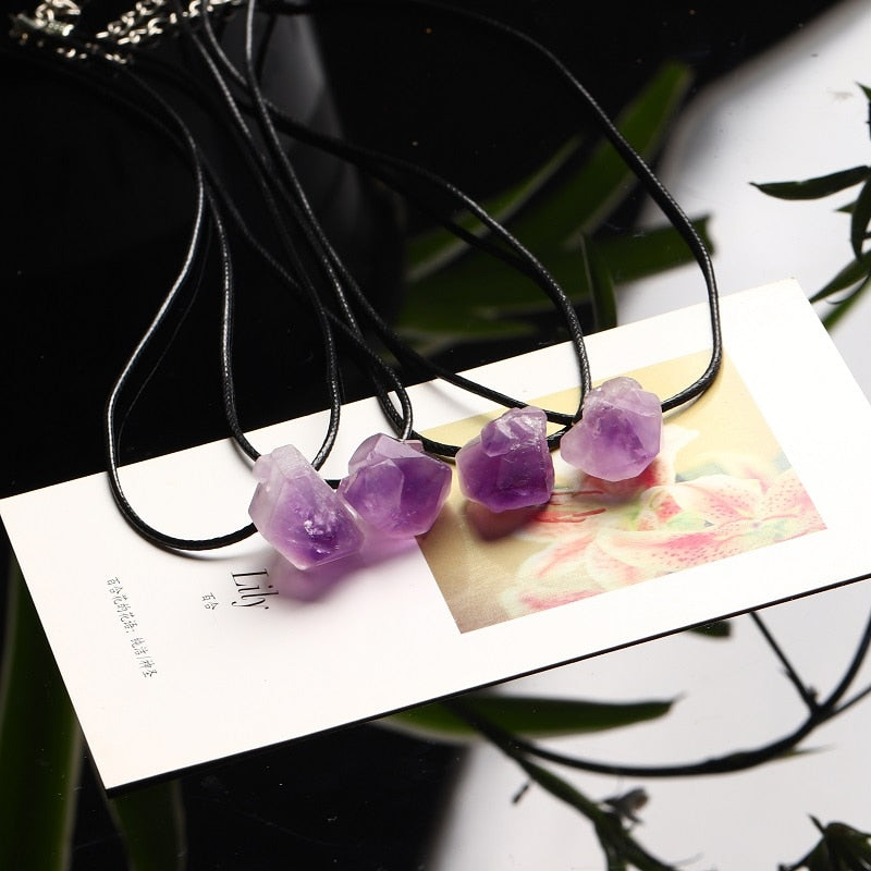 Amethyst Pendant Necklace