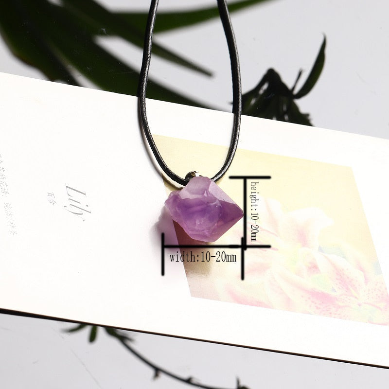 Amethyst Pendant Necklace