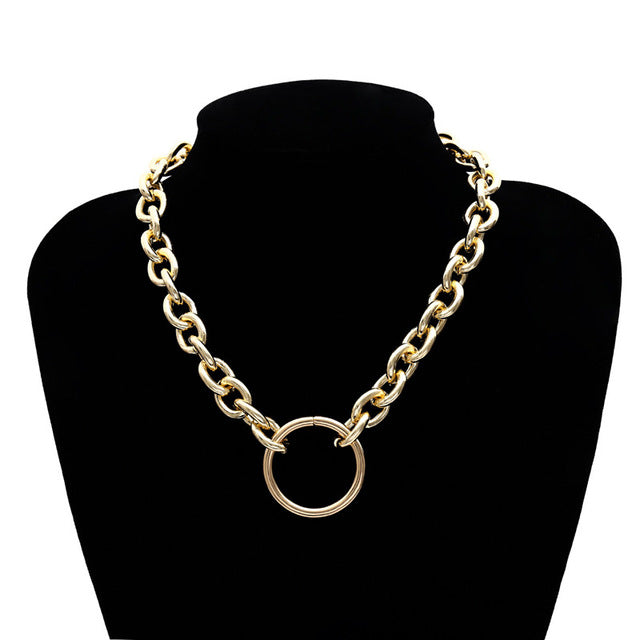 Retro Metal Bracelet Necklace