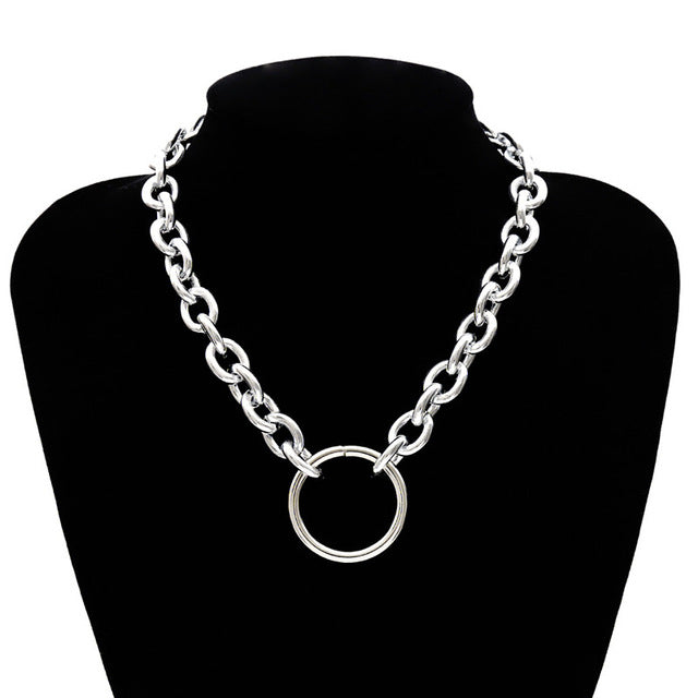 Retro Metal Bracelet Necklace