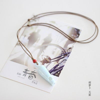 Ceramic Whistle Necklace