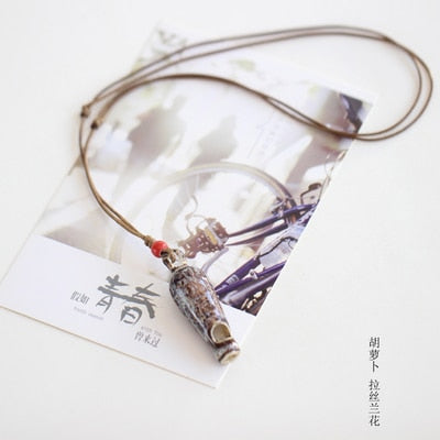 Ceramic Whistle Necklace