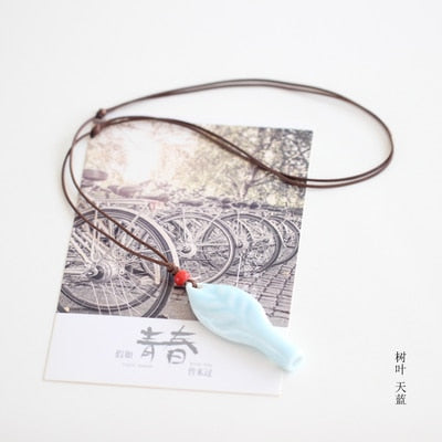 Ceramic Whistle Necklace