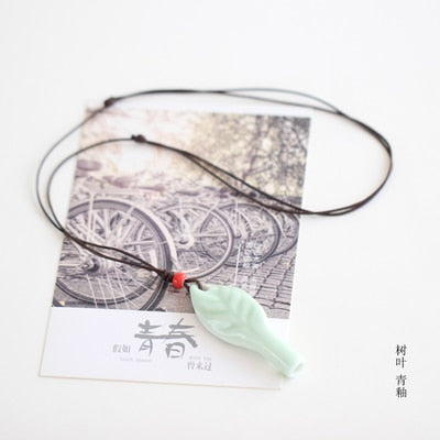 Ceramic Whistle Necklace