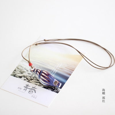 Ceramic Whistle Necklace