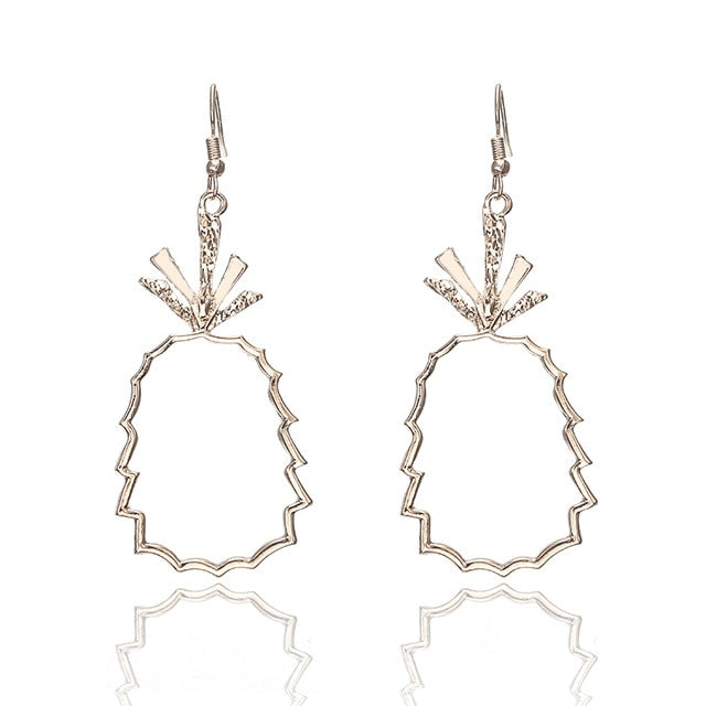 (CLEARANCE) Pineapple Drop Earrings