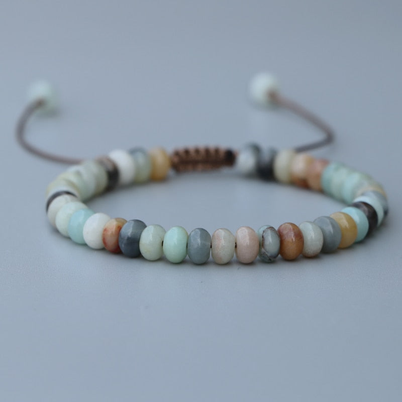 Amazonite Mala Bead Bracelet