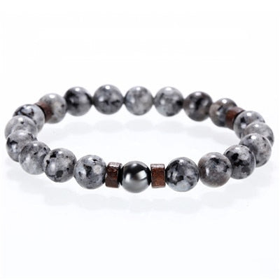 Essential Oil Diffusing Lava Mala Bead Bracelet