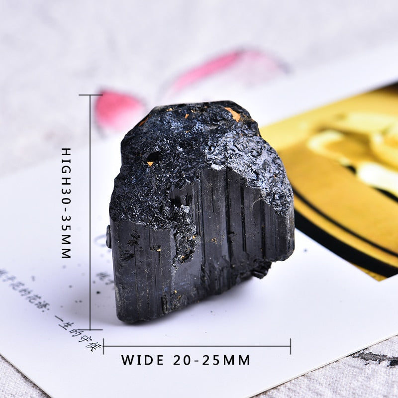 2pc Natural Black Tourmaline