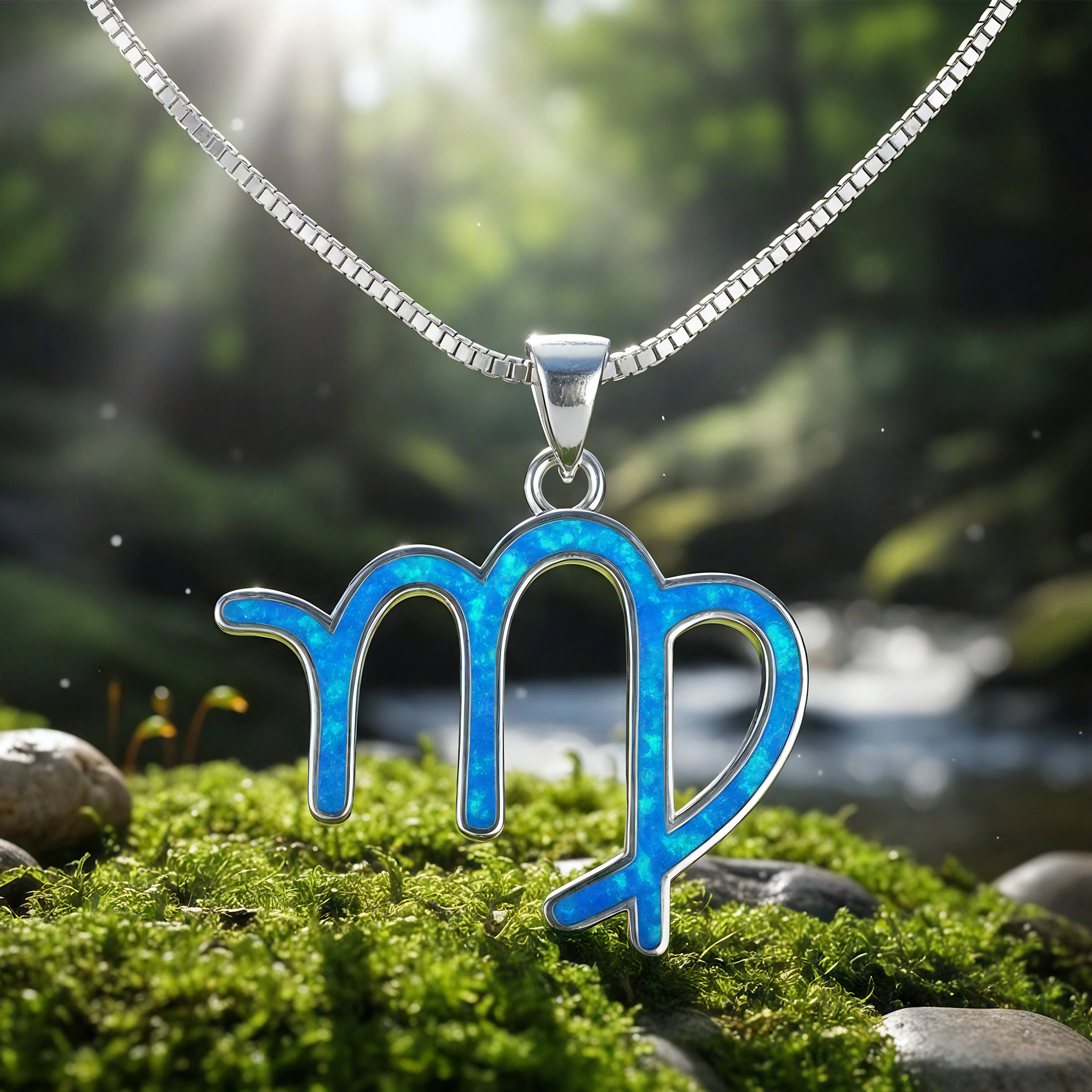 Virgo Opal Zodiac Necklace – August 23 to September 22