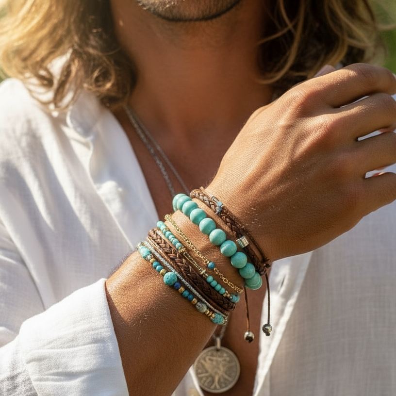 Amazonite Mala Bracelet