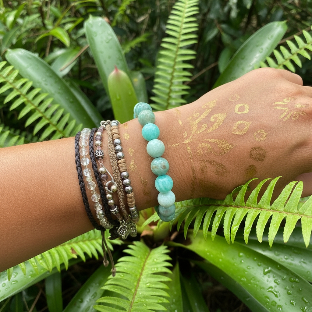 Amazonite Mala Bracelet