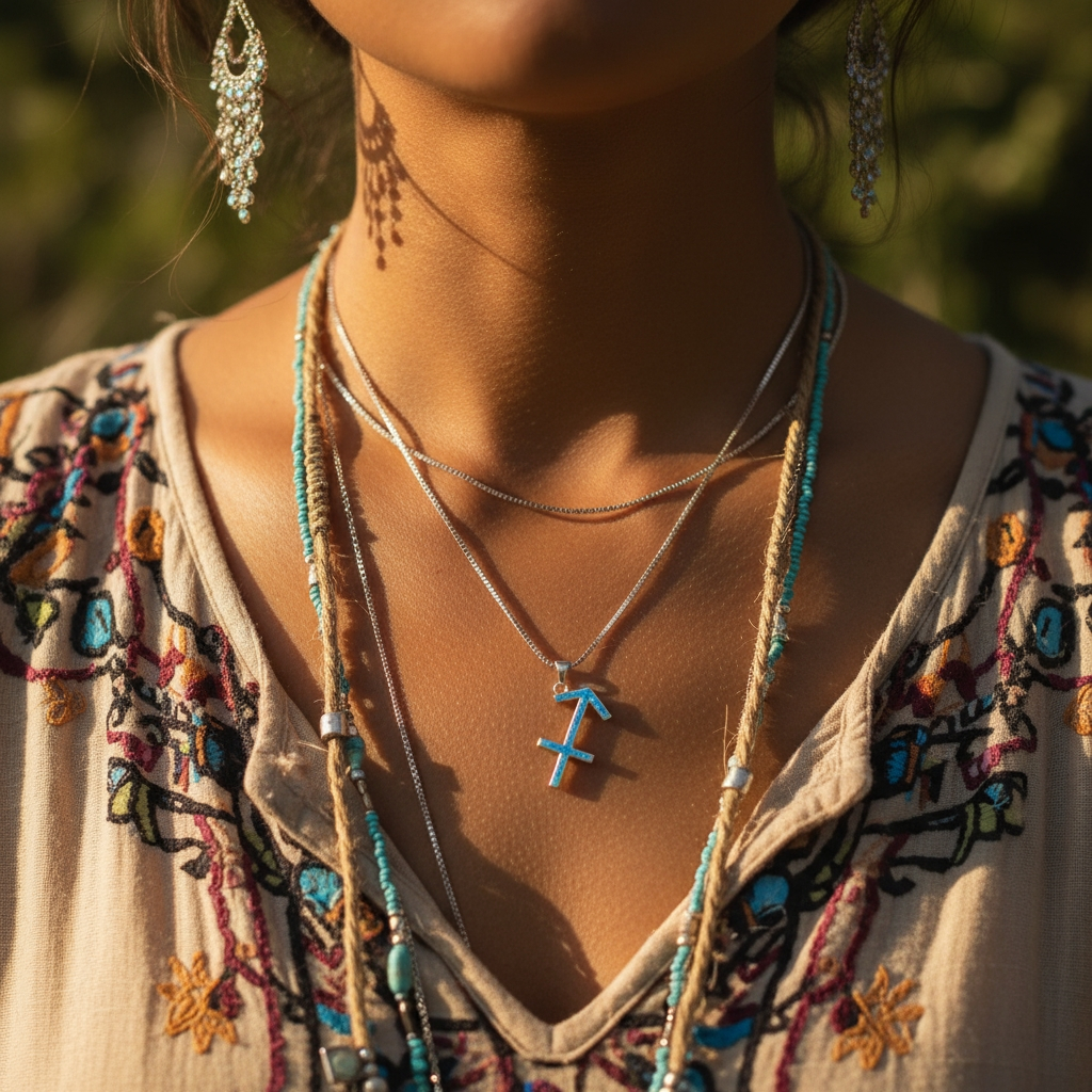 Sagittarius Opal Zodiac Pendant – November 22 to December 21