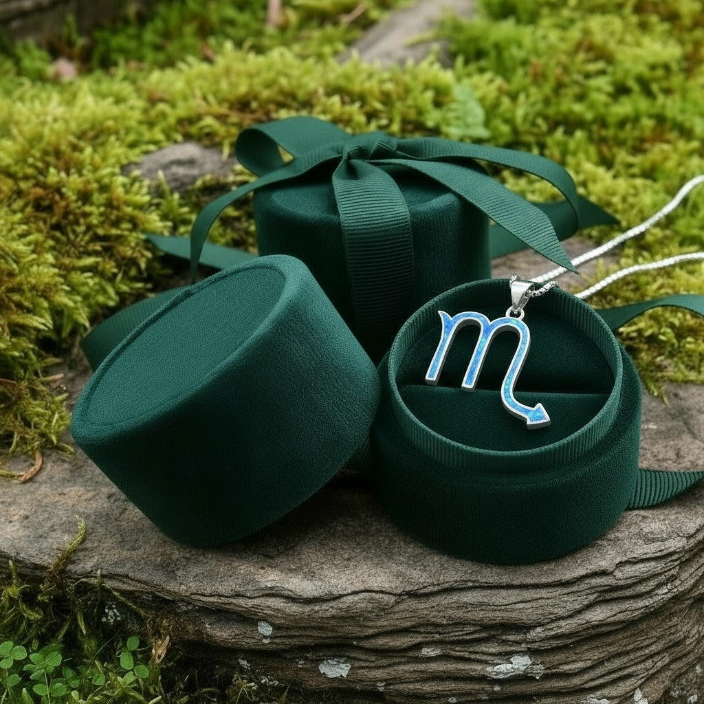 Scorpio Opal Zodiac Necklace – October 23 to November 21