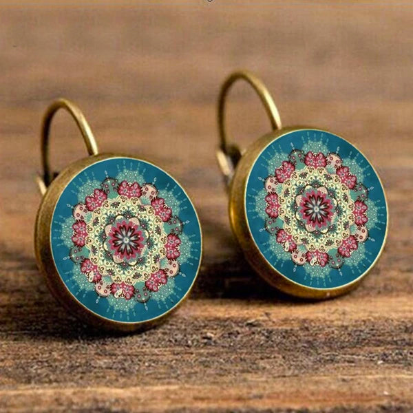 Flower Mandala Earrings