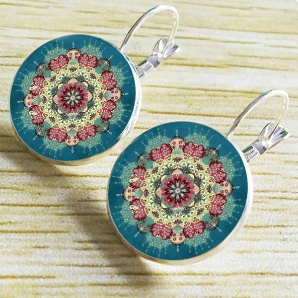 Flower Mandala Earrings