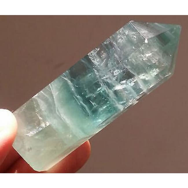 Fluorite Crystal Point Wand