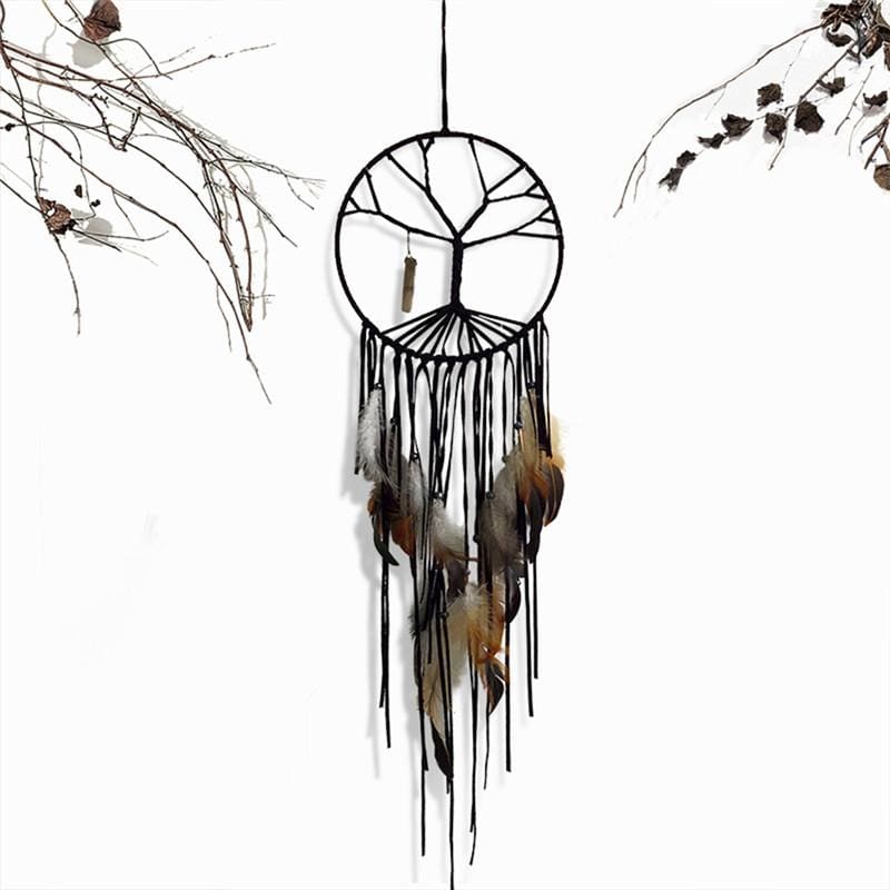 Handmade Tree Of Life Dream Catcher (20X60Cm)
