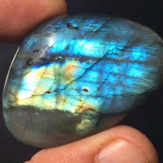 Labradorite (Spectralite Flash) Palm Stone