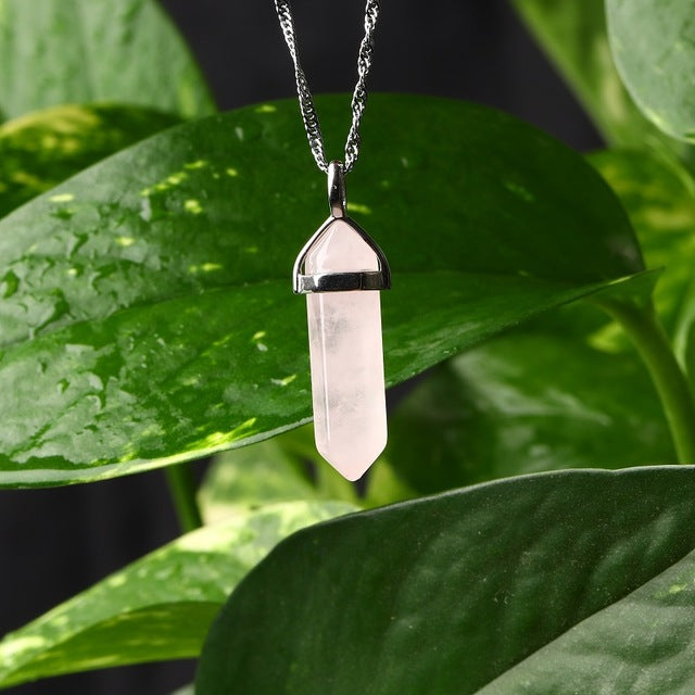 Natural Crystal Point Pendant