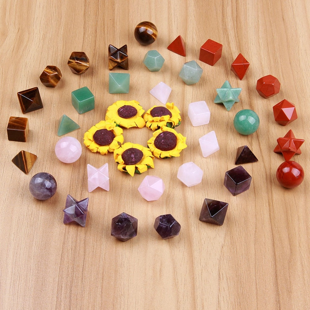 Sacred Geometry Gemstone Sets